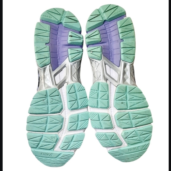 ASICS GT-1000 Running Sneakers T5A7N Blue Purple Mesh Women's US 8.5 - Picture 5 of 5